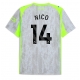 Manchester City Nico Gonzalez #14 Tredjedrakt 2025-26 Kortermet